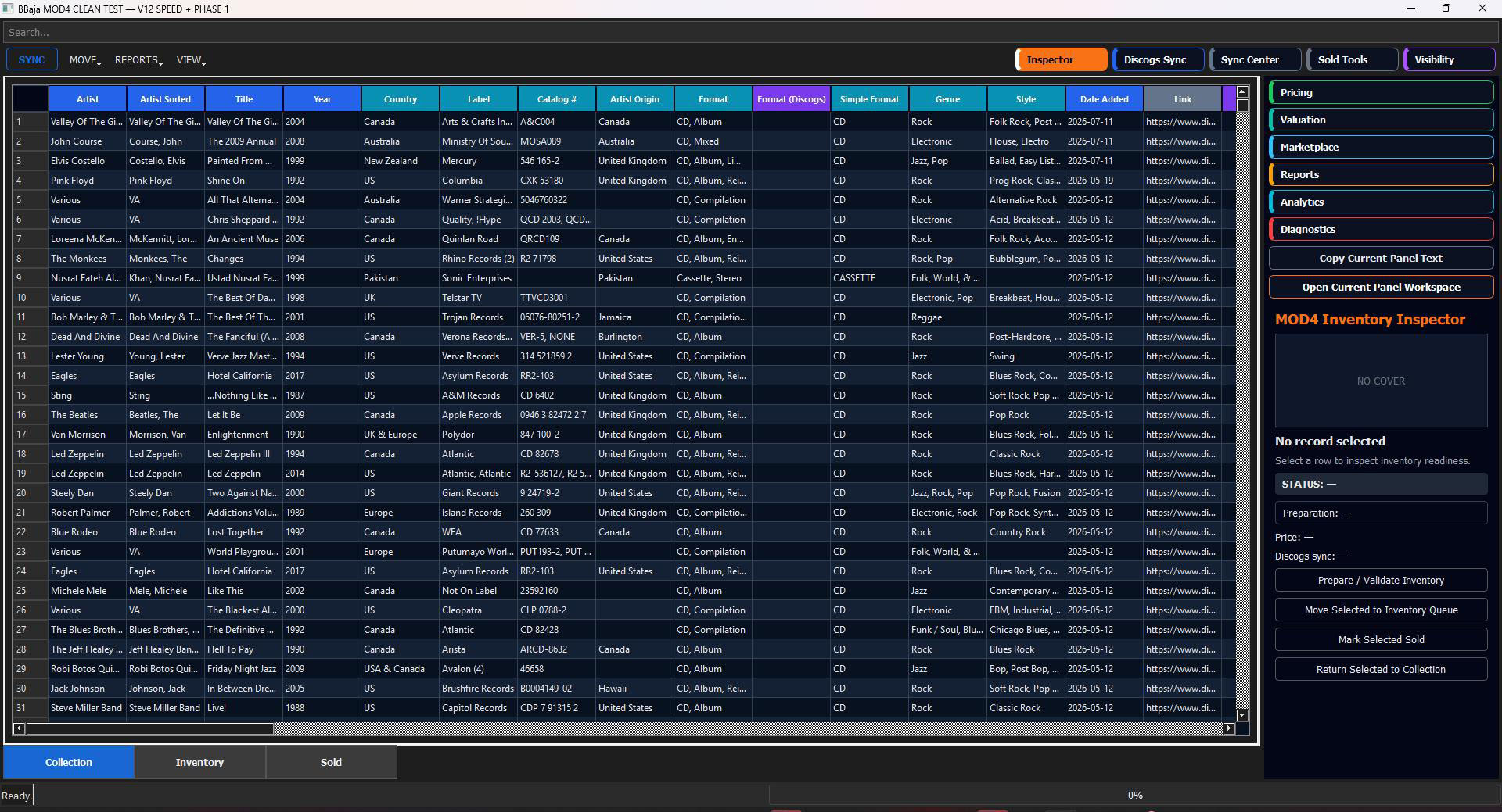 Inventory & Sales